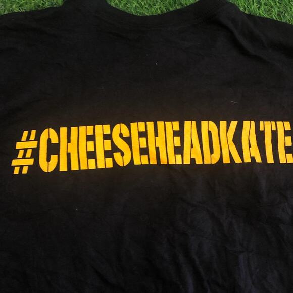 Men’s Black Football F Cancer Graphic Tee - Picture 4 of 4